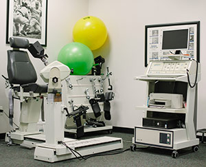 Photo of our biodex equipment